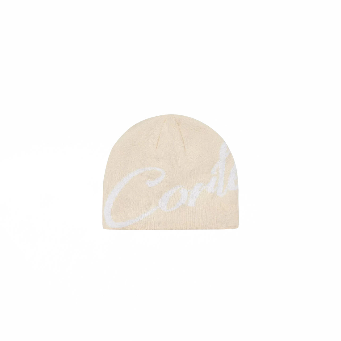 Corteiz Beanie Cream/White