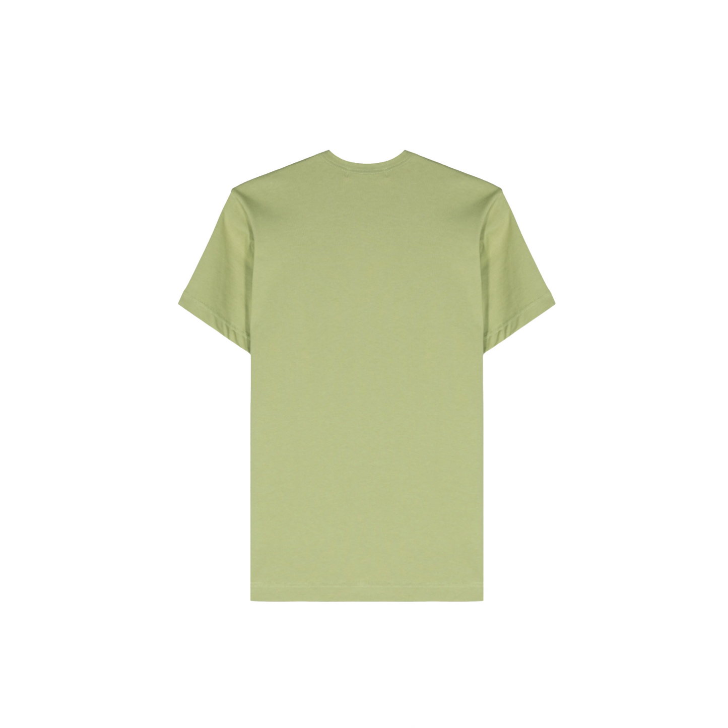 Comme Des Garçons Shirt Logo Print Cotton T-shirt Green