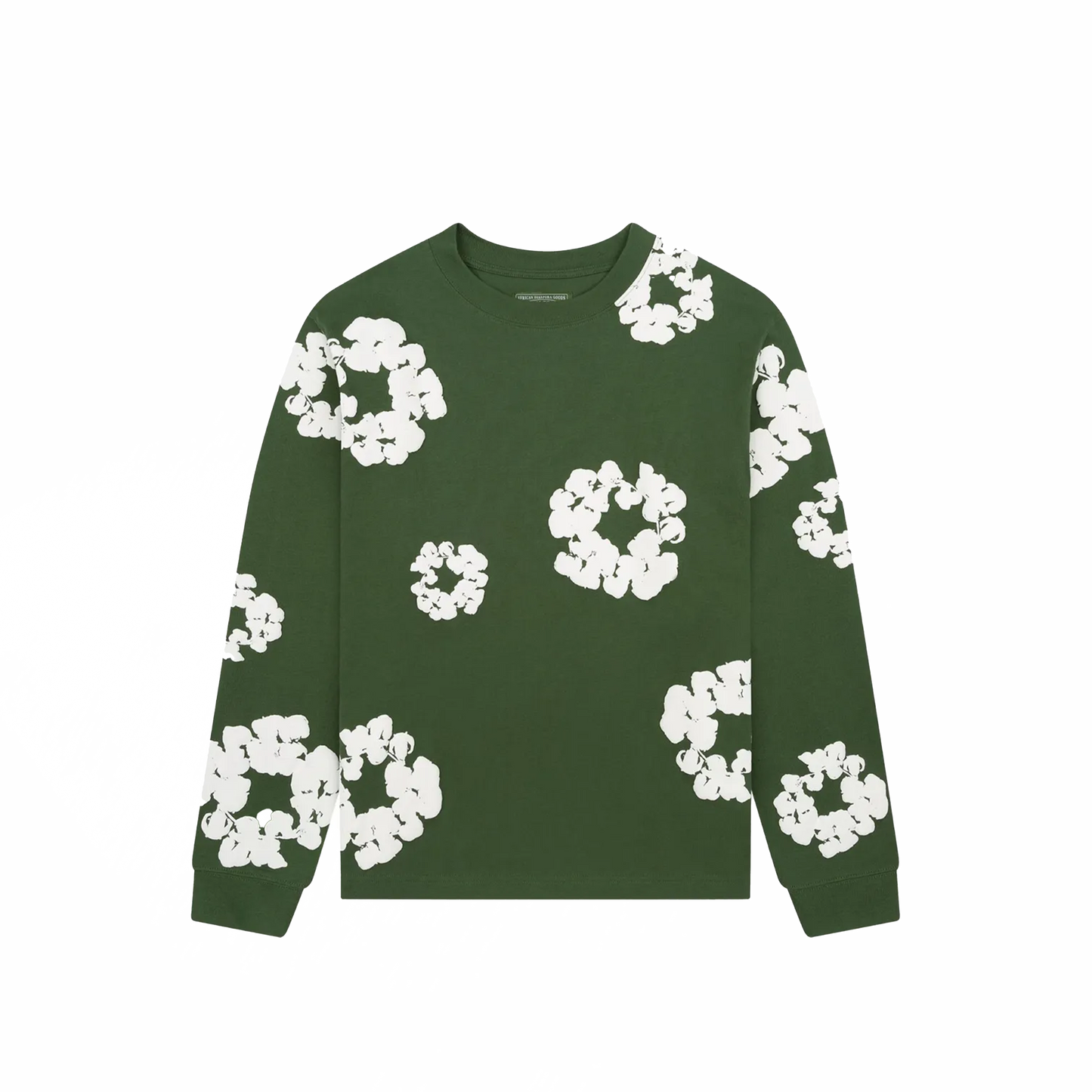Denim Tears Wreath Long Sleeve Tee Green