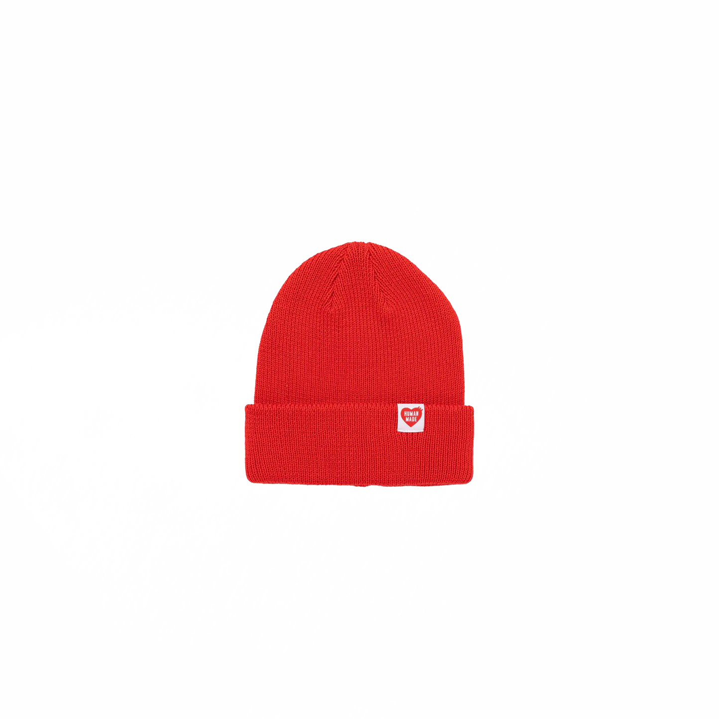 Human Made Ribbed-knit Beanie Red