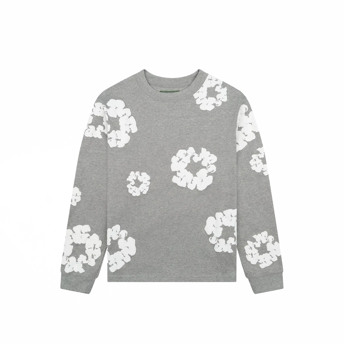 Denim Tears Wreath Long Sleeve Tee Grey