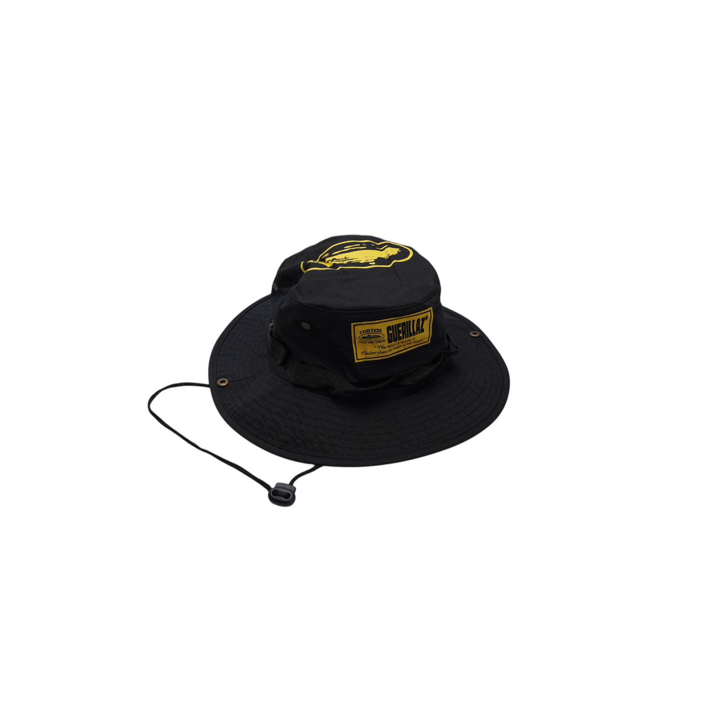 Corteiz Guerillaz Bucket Hat Black