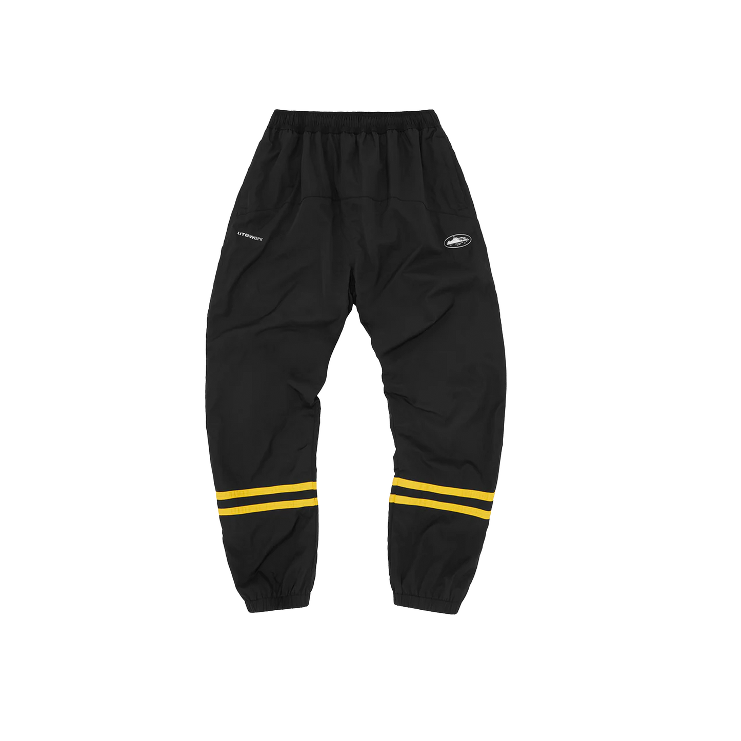 Corteiz Striped Litework Pant Black
