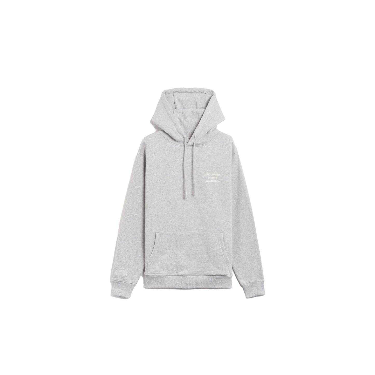 Drôle de Monsieur Not From Paris Madame Hoodie Grey