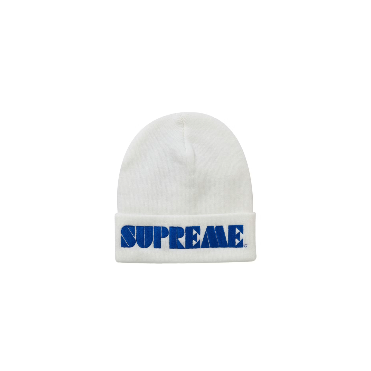 Supreme Stencil Beanie White