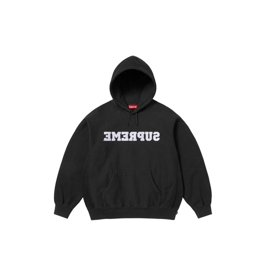 Supreme Reverse Hooded Sweatshirt Black