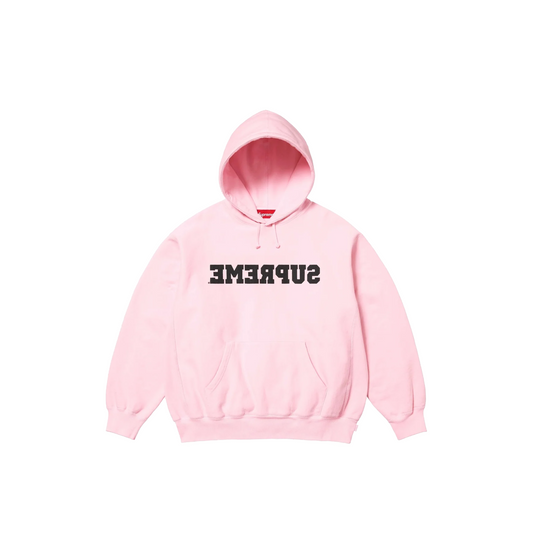 Supreme Reverse Hooded Sweatshirt (SS25) Pink