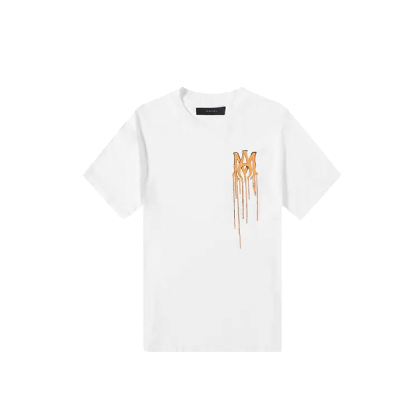 Amiri Spray Paint MA Tee White/Orange