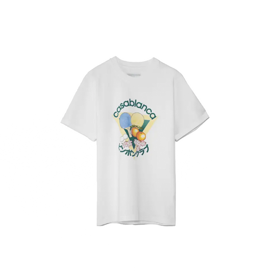 Casablanca Ping Pong Club T-Shirt White