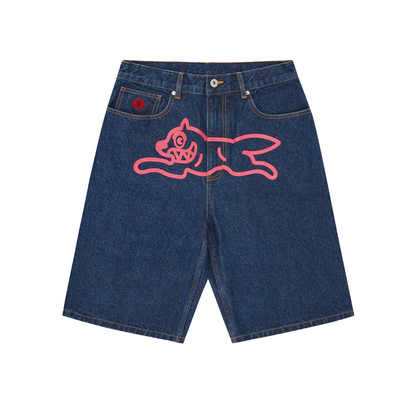 Billionaire Boys Club Running Dog Denim Shorts Indigo Denim