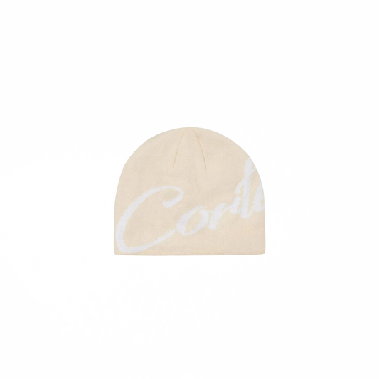 Corteiz Beanie Cream/White