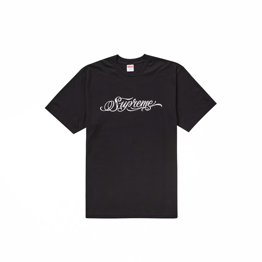 Supreme Script Tee Black