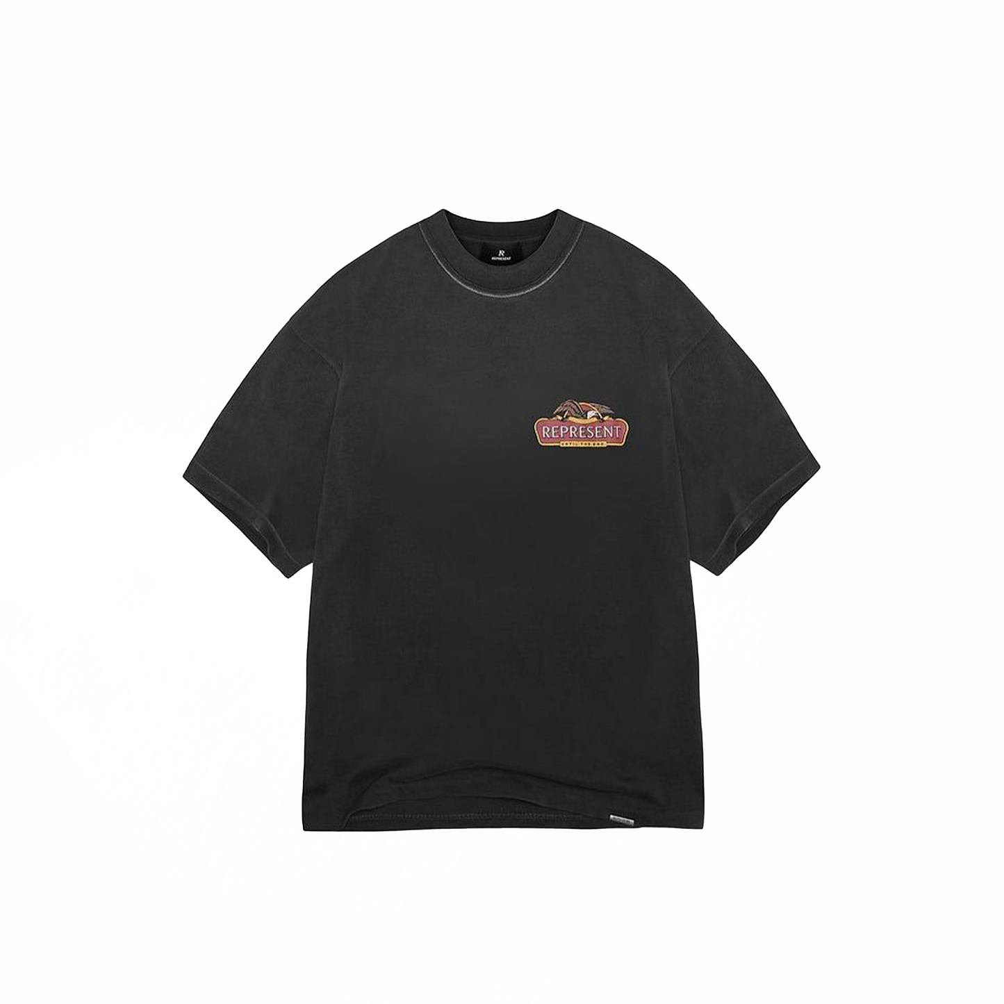 END. x Represent Eagles T-Shirt Stained Black