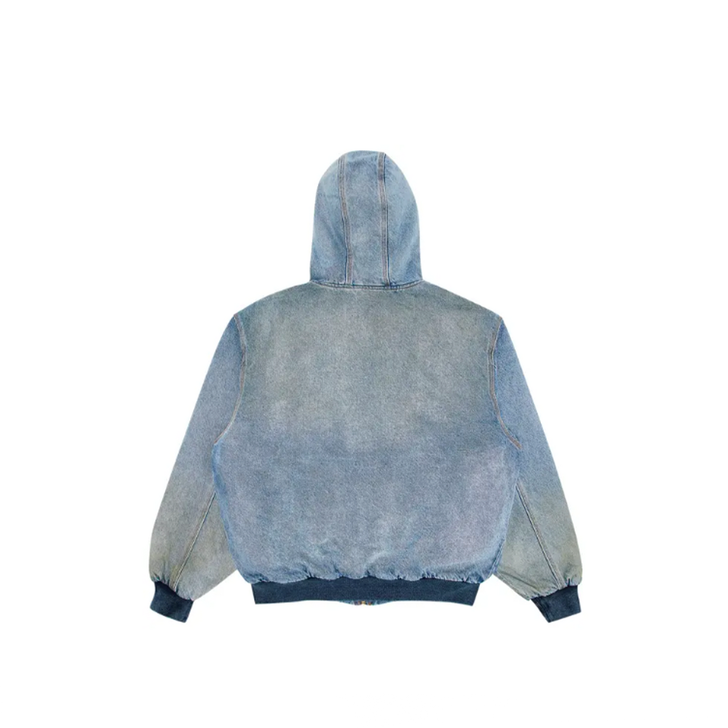 Supreme Reflective Arc Hooded Work Jacket Denim