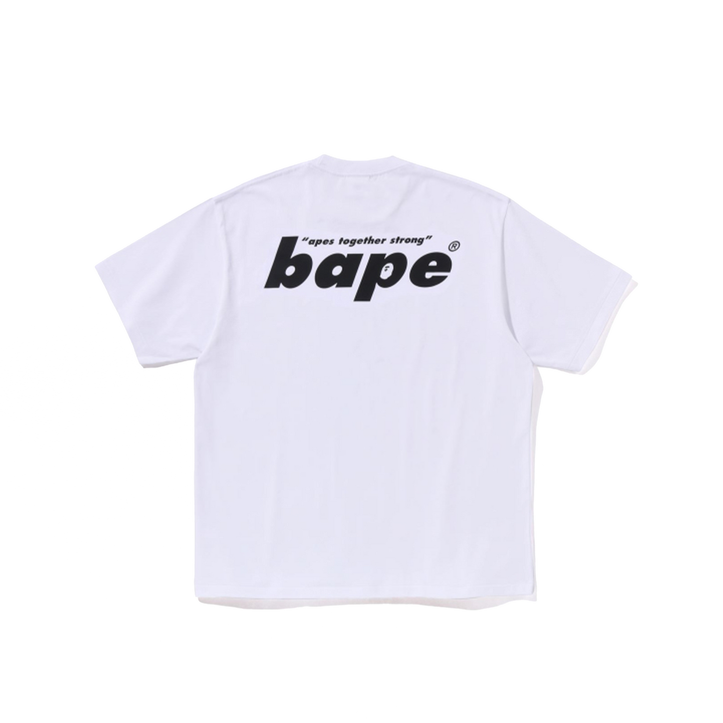 A BATHING APE Shark Shinji Ape Head Relaxed Fit Tee White