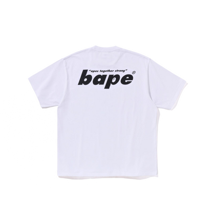 A BATHING APE Shark Shinji Ape Head Relaxed Fit Tee White