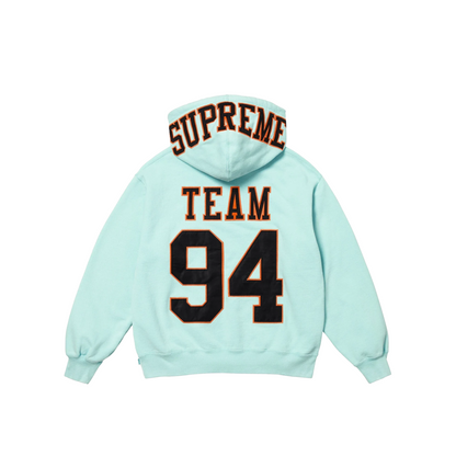 Supreme Team 94 Hooded Sweatshirt Aqua