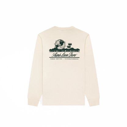Aime Leon Dore Long Sleeve Unisphere Tee Pristine