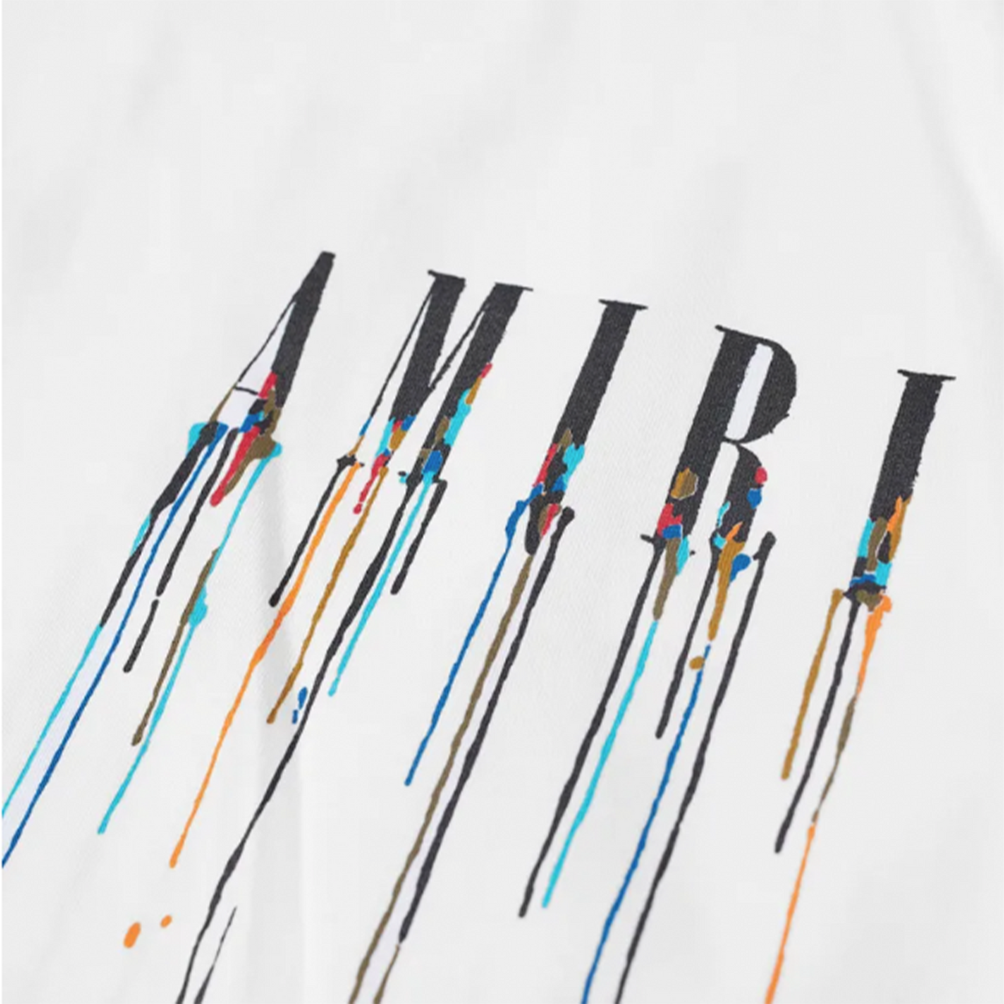 Amiri Paint Drip Core Logo T-Shirt White