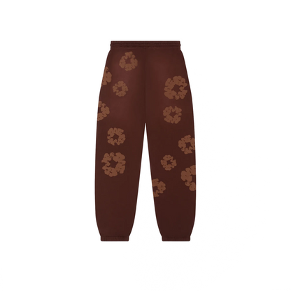 Denim Tears Mono Cotton Wreath Sweatpants Brown