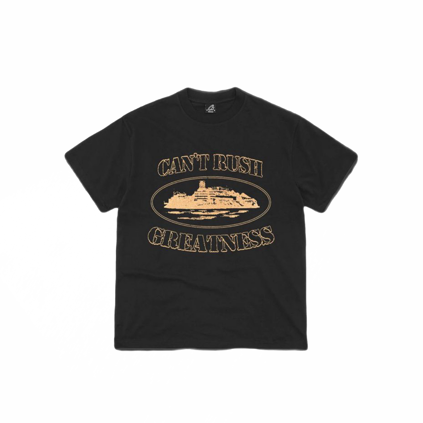 Corteiz x Central Cee Can't Rush Greatness Tee Black