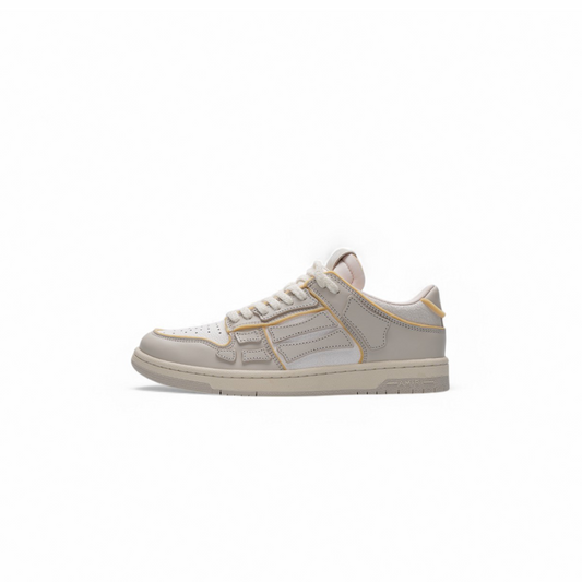 Amiri Collegiate Skeleton Low Top Birch White Sneaker