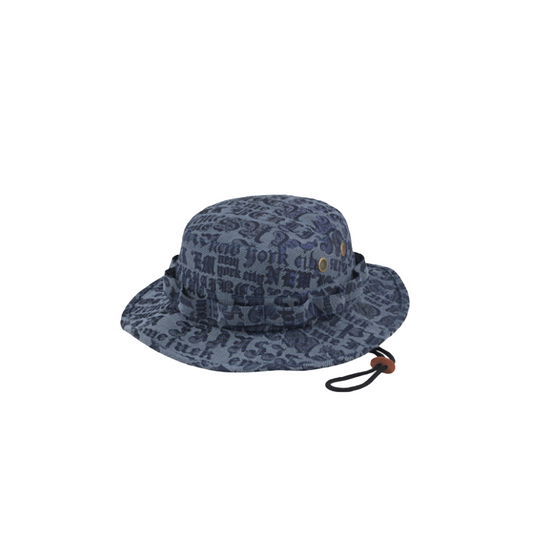 Supreme Supreme Cities Jacquard Boonie Hat Navy
