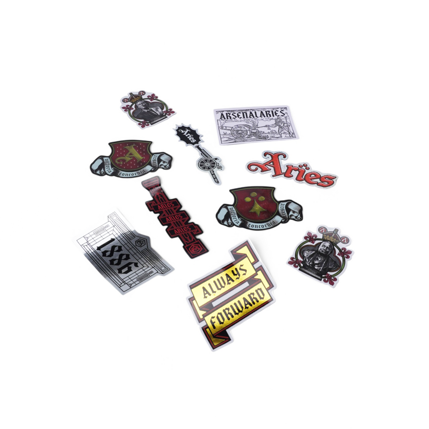 Aries x Arsenal Stickers 10-Pack