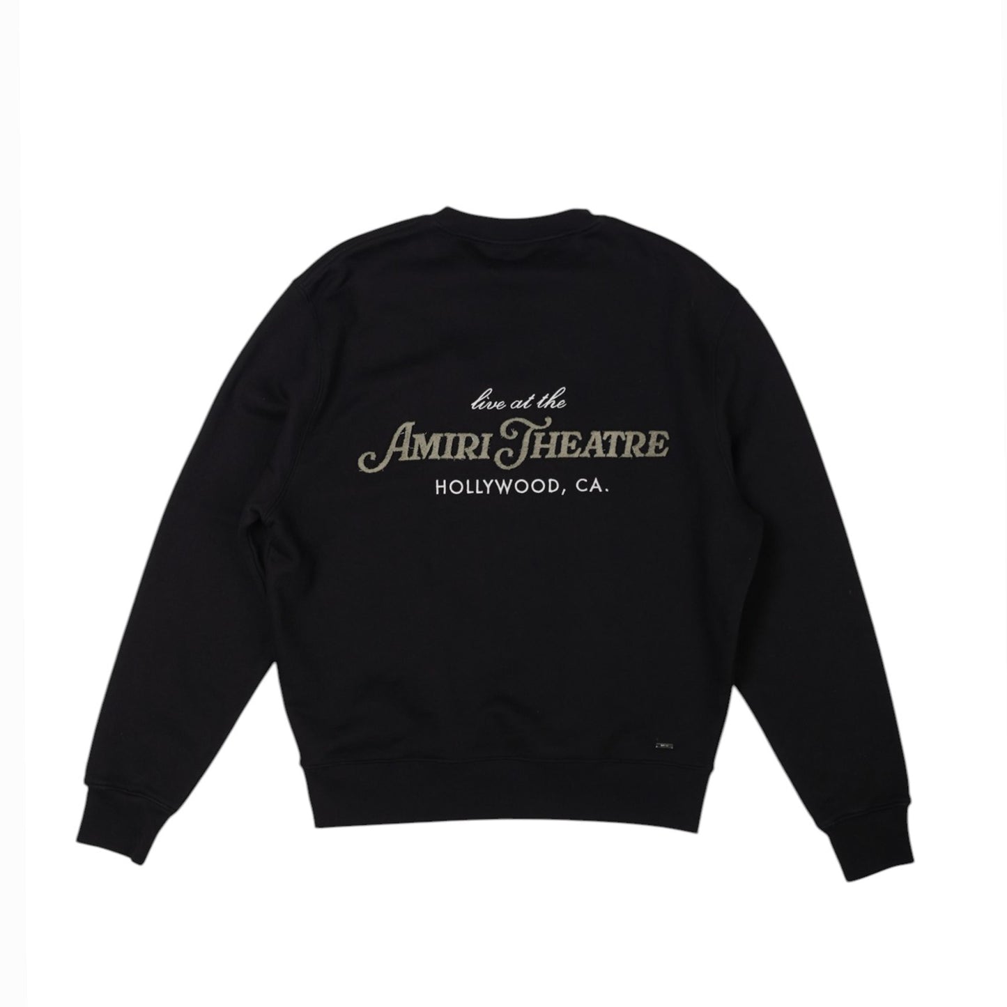 Amiri Theatre Crewneck Black