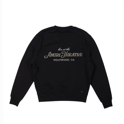 Amiri Theatre Crewneck Black