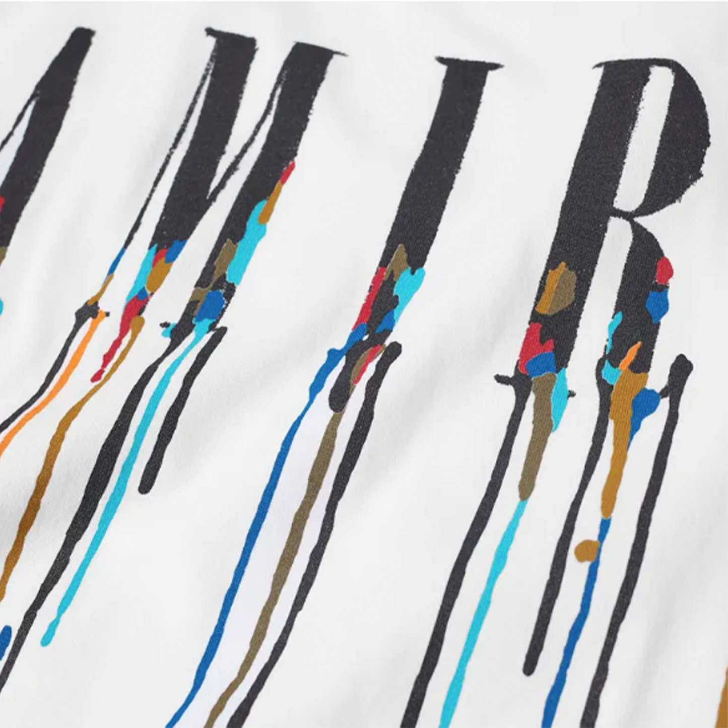 Amiri Paint Drip Core Logo T-Shirt White