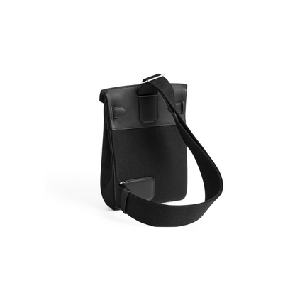 Hermès Hac à Dos PM in Bivouac Canvas & Swift Calfskin Black with Palladium Hardware