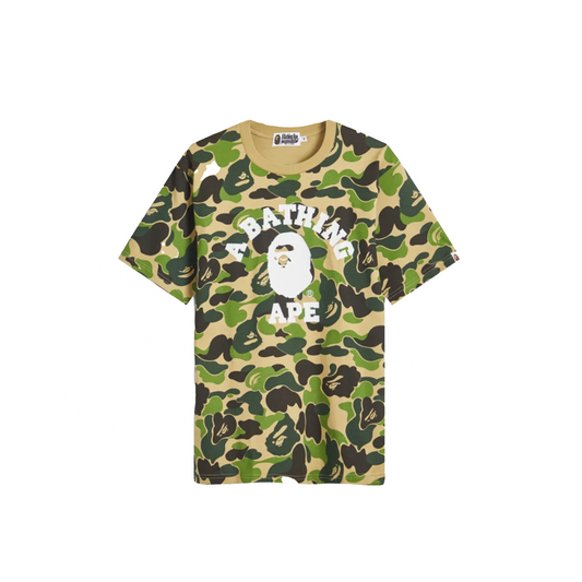 BAPE All Over ABC Camo College T-Shirt Green