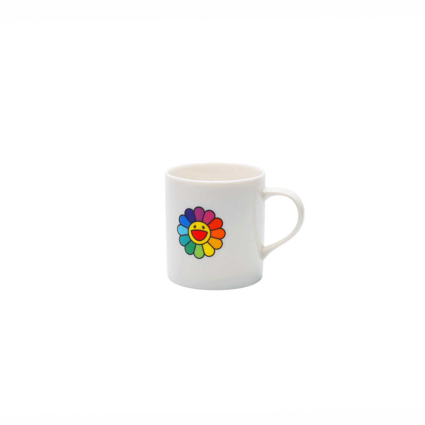 Takashi Murakami Rainbow Flower Logo Mug