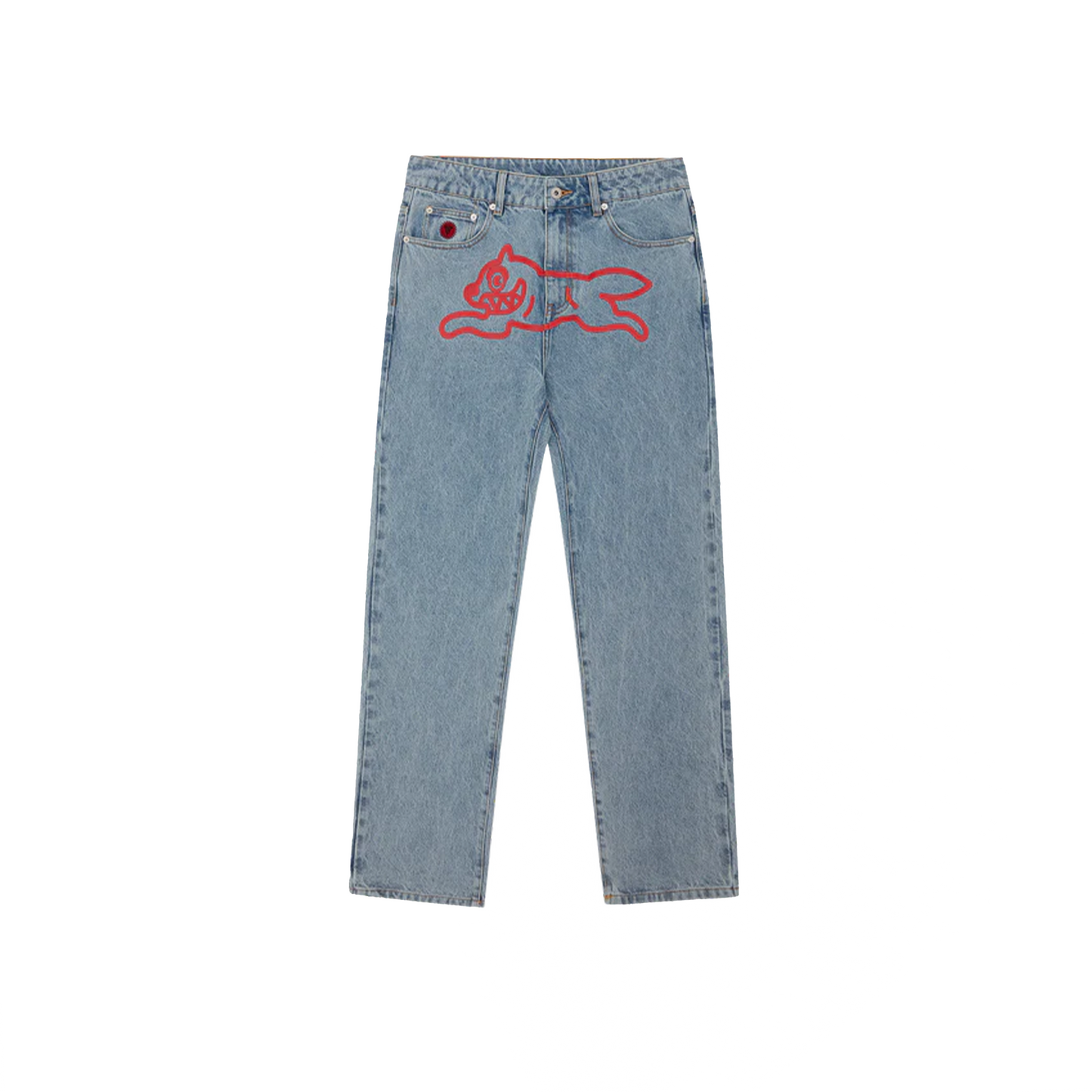 Billionaire Boys Club Running Dog Denim Jeans Light Wash Blue
