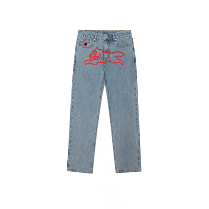 Billionaire Boys Club Running Dog Denim Jeans Light Wash Blue