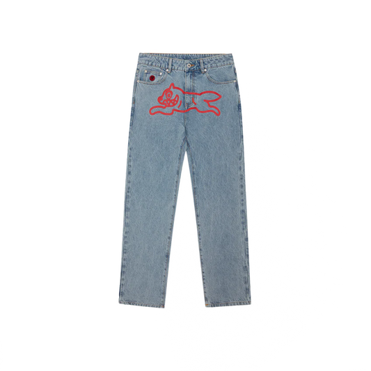 Billionaire Boys Club Running Dog Denim Jeans Light Wash Blue