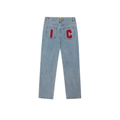 Billionaire Boys Club Running Dog Denim Jeans Light Wash Blue