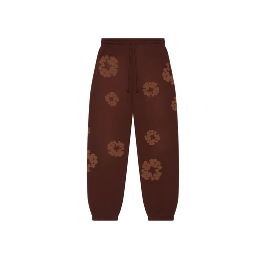 Denim Tears Mono Cotton Wreath Sweatpants Brown