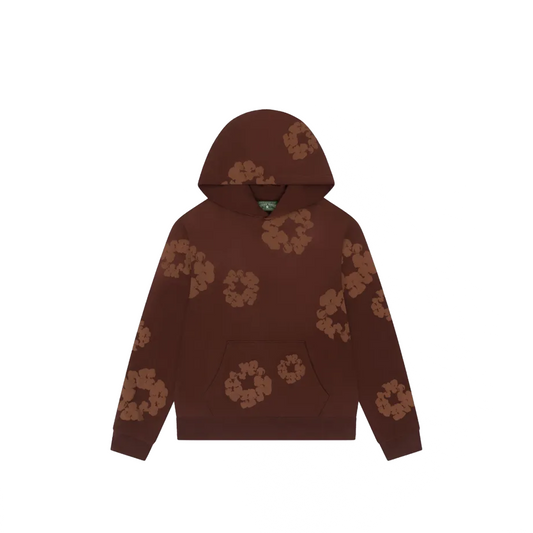 Denim Tears Mono Cotton Wreath Hoodie Brown