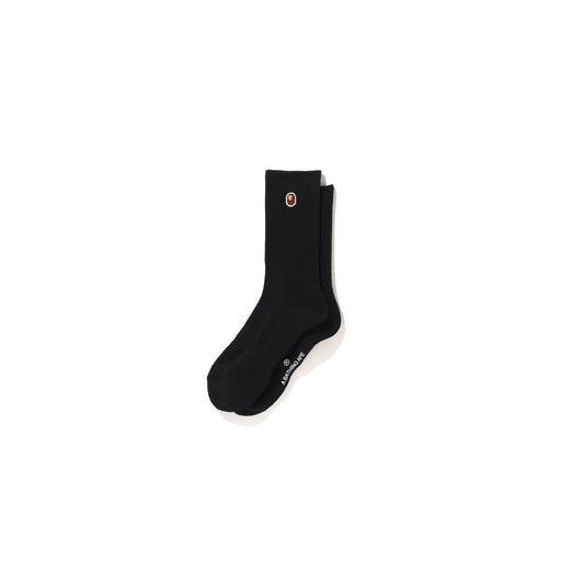 BAPE Ape Head One Point Socks Black