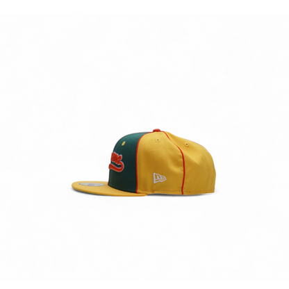 Supreme x New Era Piping Script Logo Cap Yellow