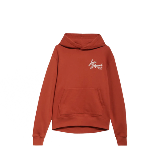 Amiri Hollywood Hoodie Burnt Orange