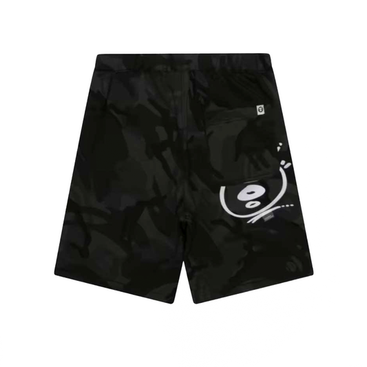 AAPE Embroidered Panelled Shorts