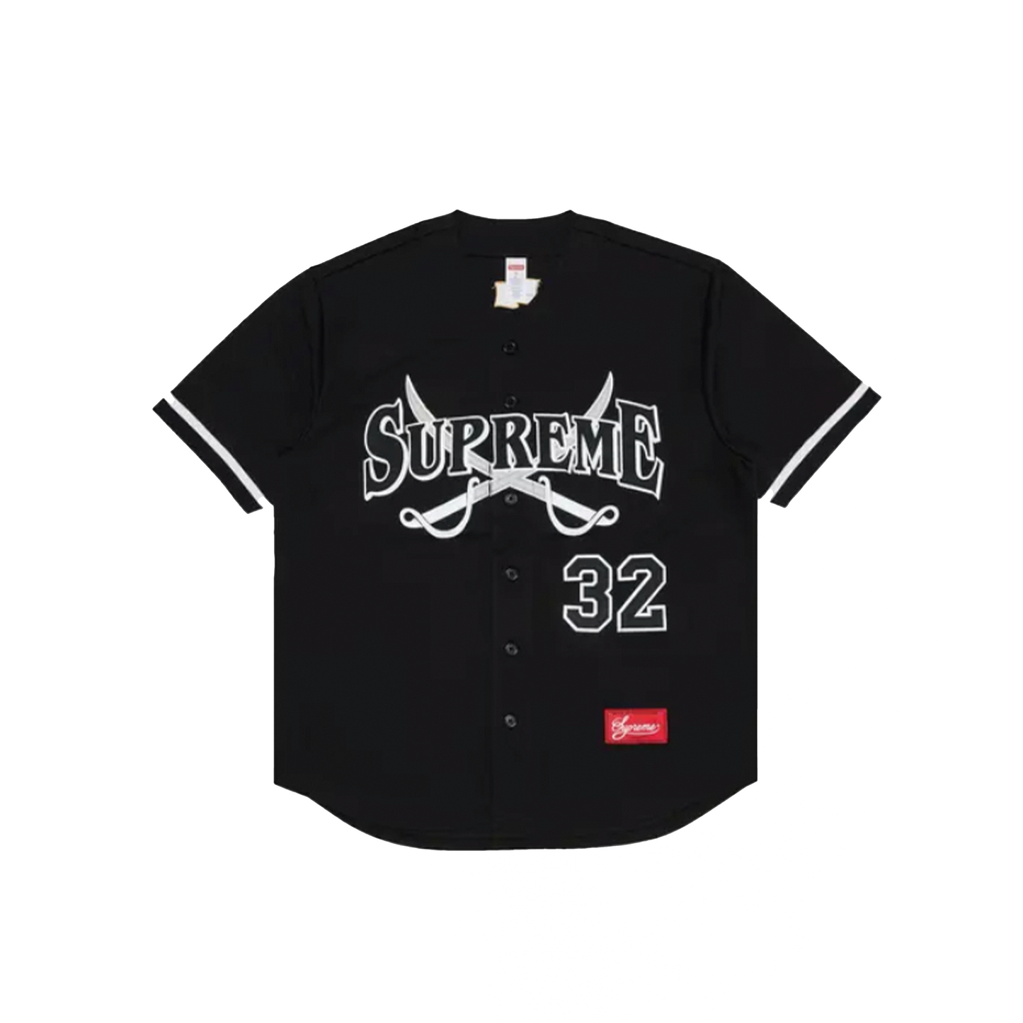 Supreme Swords Baseball Jersey Black