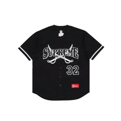 Supreme Swords Baseball Jersey Black