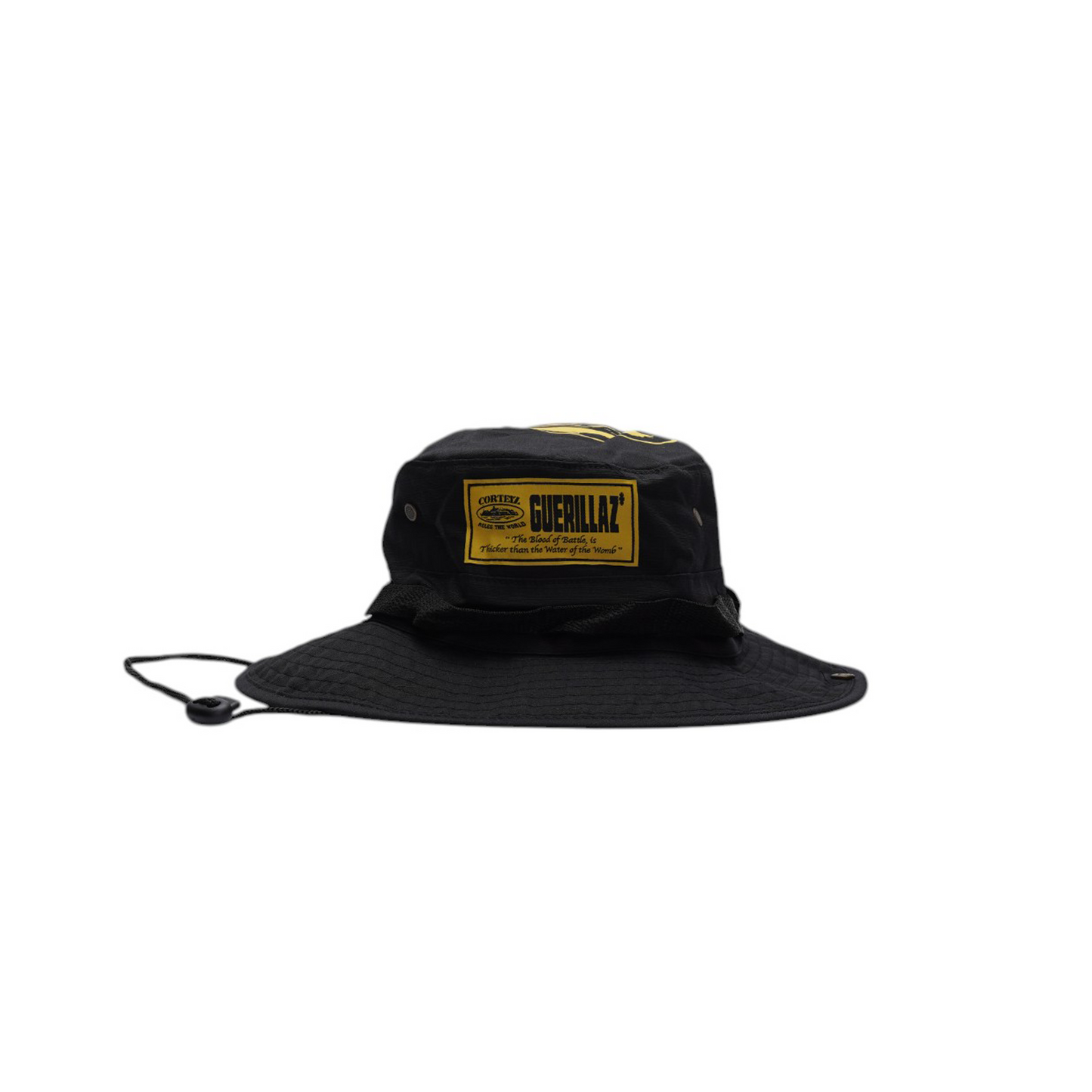 Corteiz Guerillaz Bucket Hat Black