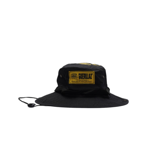 Corteiz Guerillaz Bucket Hat Black