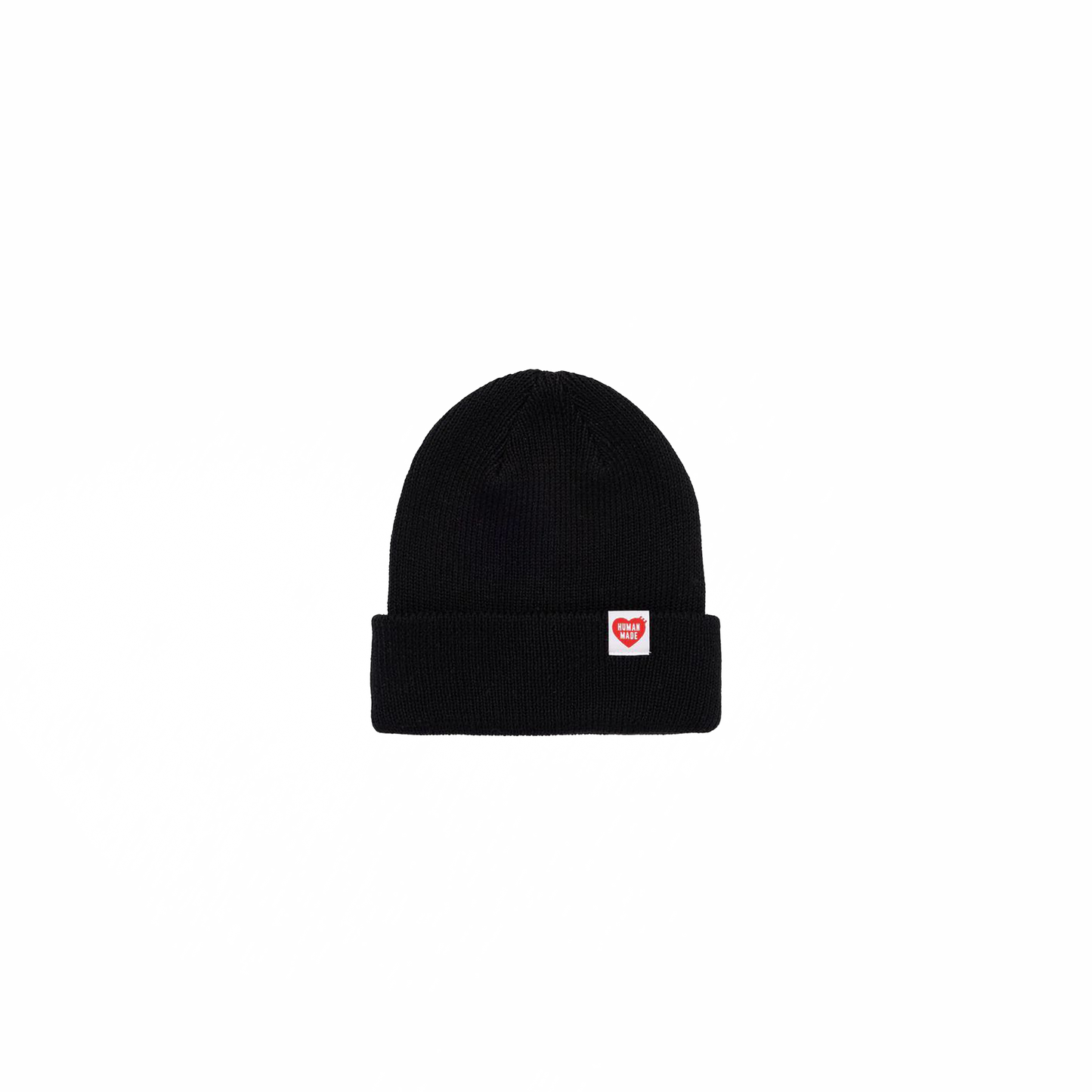 Human Made Ribbed-knit Beanie Black