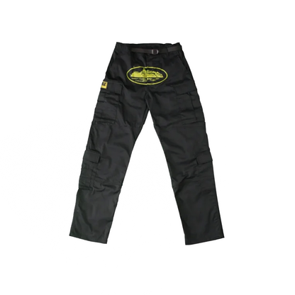 Corteiz Yella Guerillaz Cargos Black/Yellow